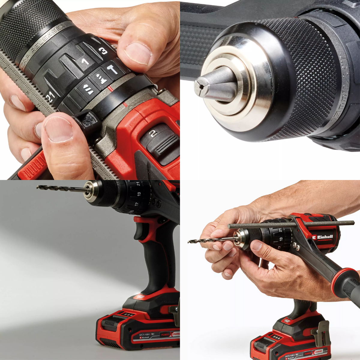 TALADRO PERCUTOR INALÁMBRICO EINHELL TP-CD 18/120 LI-I BL SOLO - Cod. 4514310 - Imagen 5