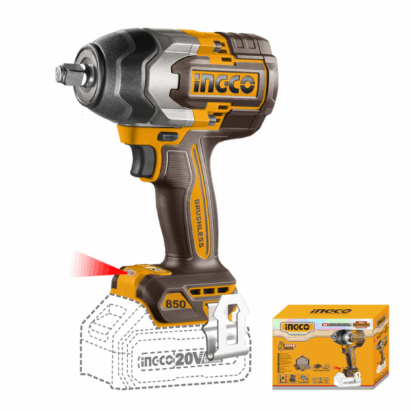 LLAVE IMPACTO INGCO CON 2 BAT Y 1 CARG. COD CIWLI2050-4
